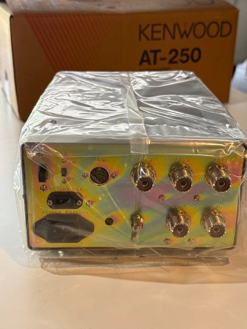 【希少・未使用品】KENWOOD AT-250 アンテナチューナー 付属品完備