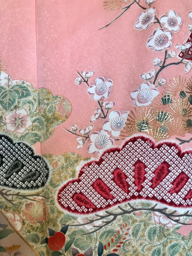 振袖　超美品　正絹　宝づくし　熨斗　日本の美結集