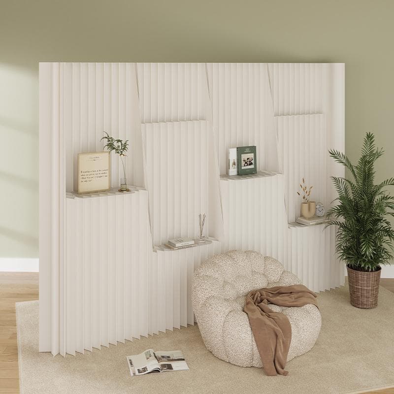 パーテーション間仕切り高さ2ｍ長さ2ｍ-3ｍ組立不要ついたて目隠し区切り屏風