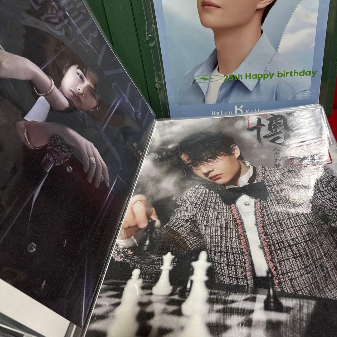 王一博カード　74枚　大サイズ　王一博ポスター