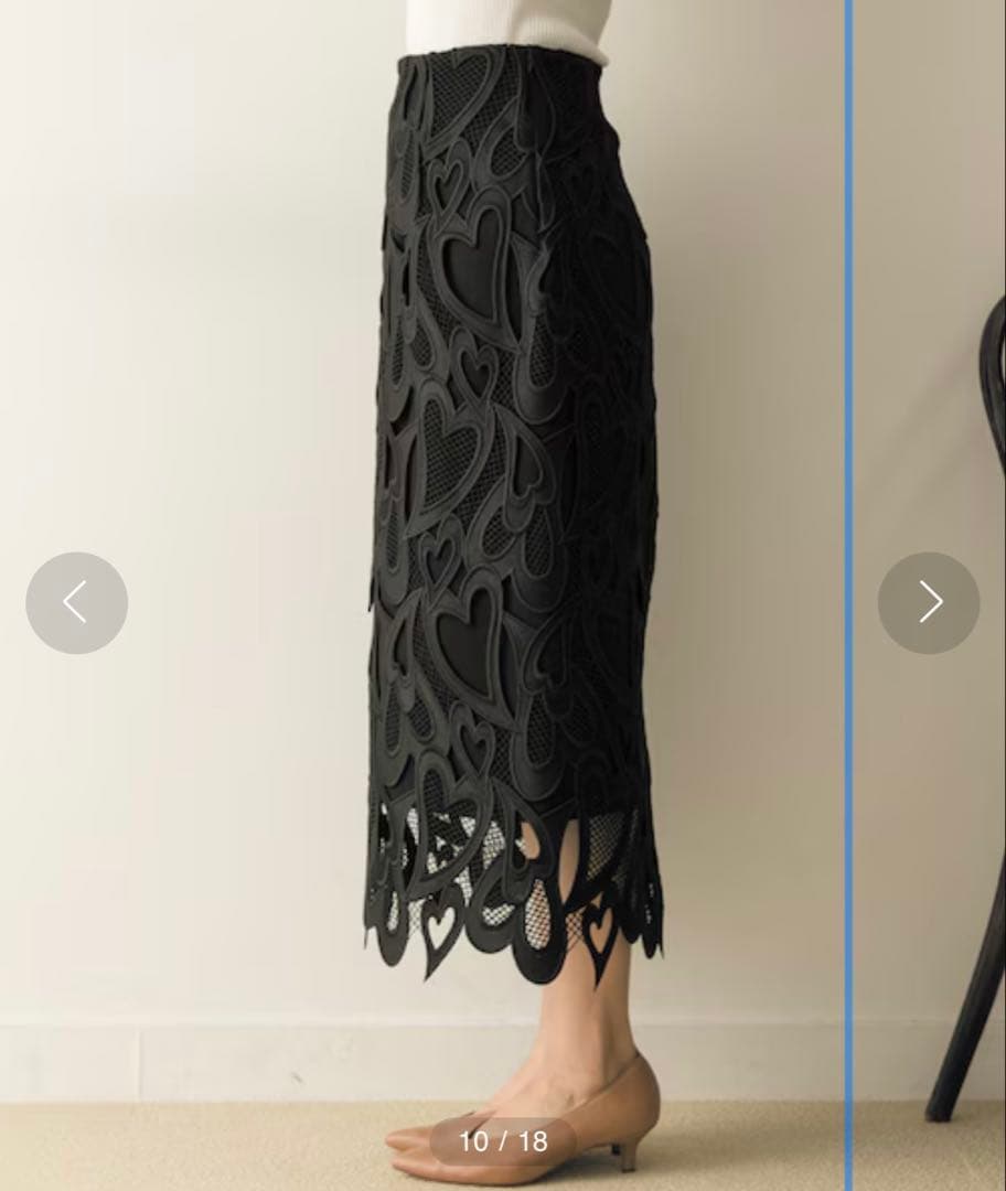 セルフォード　ハートレースタイトスカート
