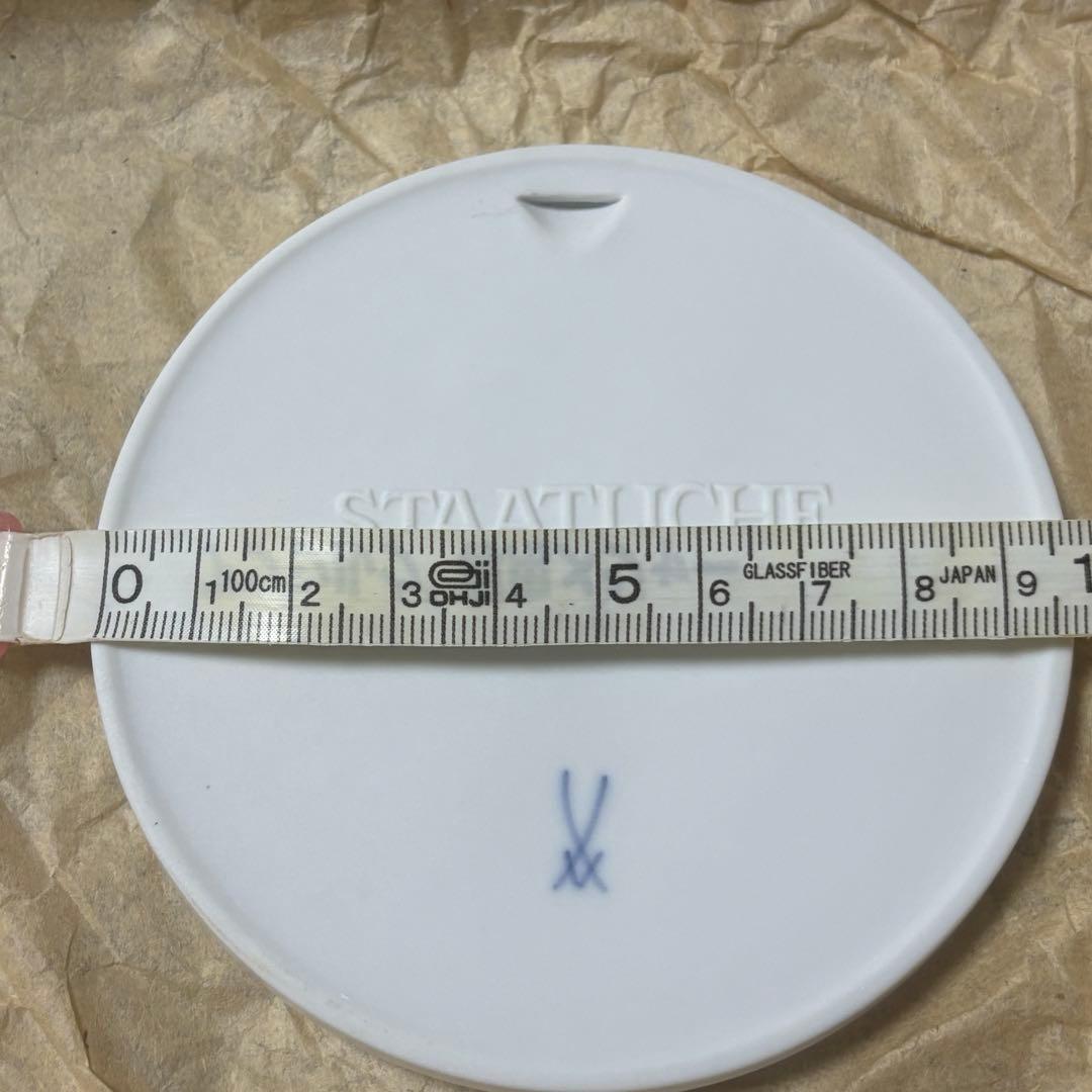 マイセン プリンセス・シャルロッテ 肖像プラークメダル レリーフ 美人横顔 陶板