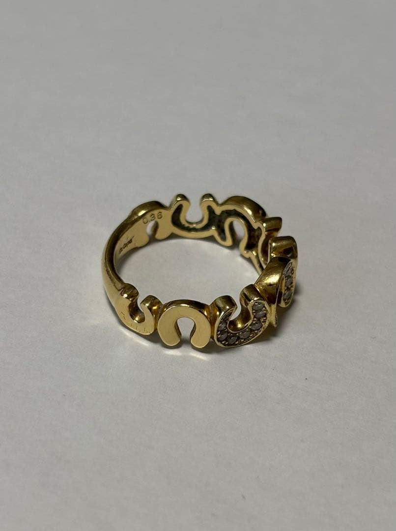 プ*ー様 Dr.コパ 馬蹄ゴールドリング