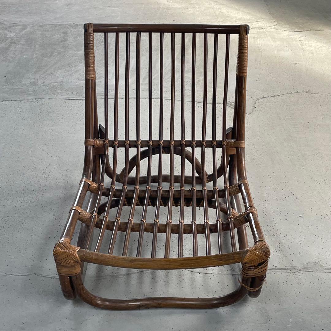 ② 【マルニ木工】ラタンチェア　籐　ヴィンテージ　レトロ　家具　２脚出品中！