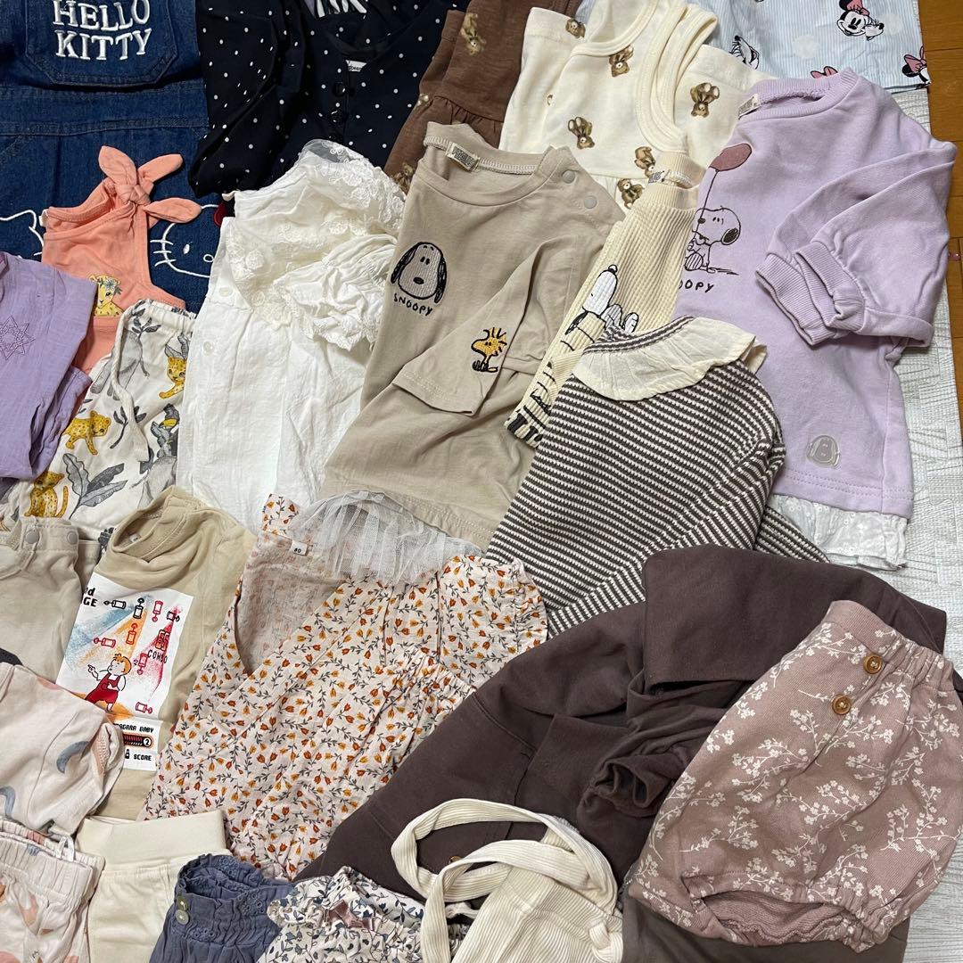 【大量】子供服 女の子 ベビー キッズ まとめ売り 123点