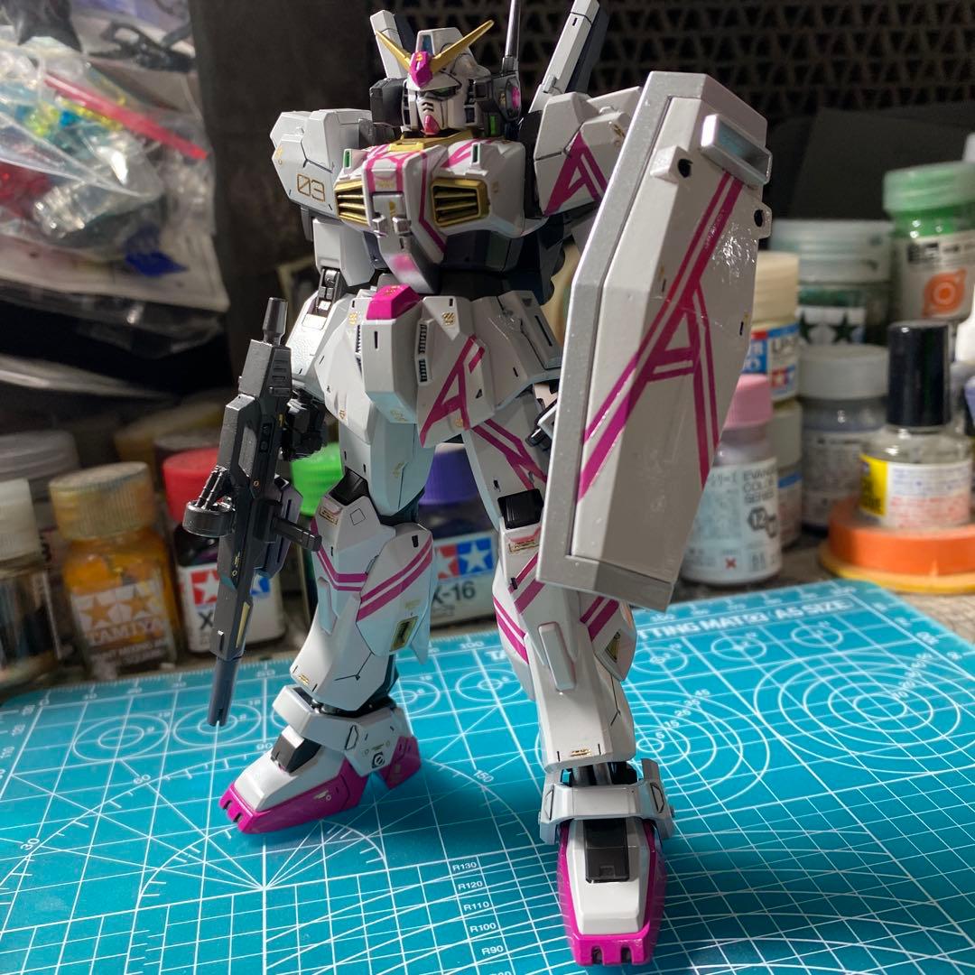 完成品　HGUC ガンダムMk–Ⅱ アムロイメージカラー