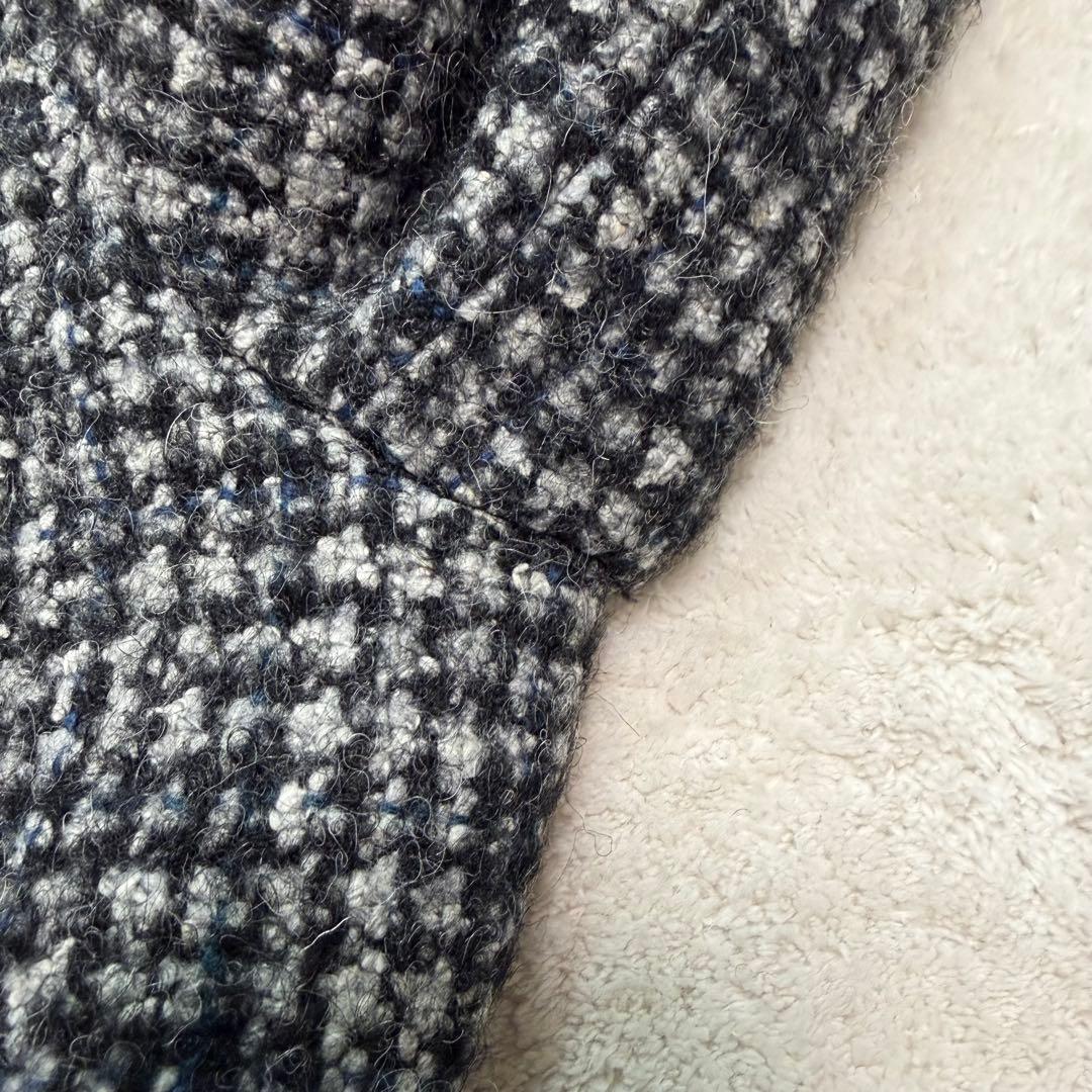 【極美品】MAX&Co. ツイード ロングコート ベルト付き XLサイズ 42