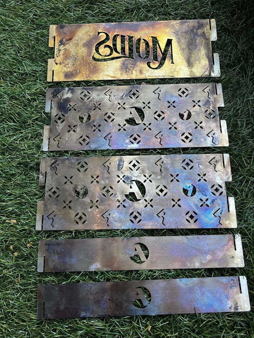 アシモクラフツ　焚火台　アシサークルMOLDS 真鍮レア