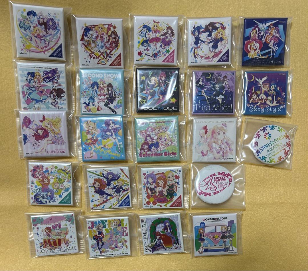 【133】アイカツ　アイカツスターズ　ジャケバッジ　71種セット