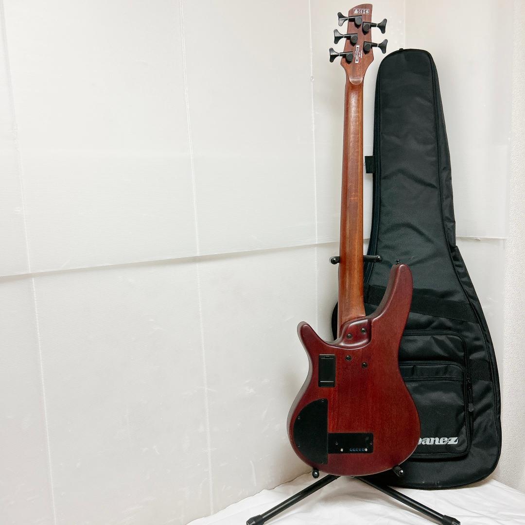 美品 Ibanez SRH-505F フレットレスアクティブベース 5弦ベース