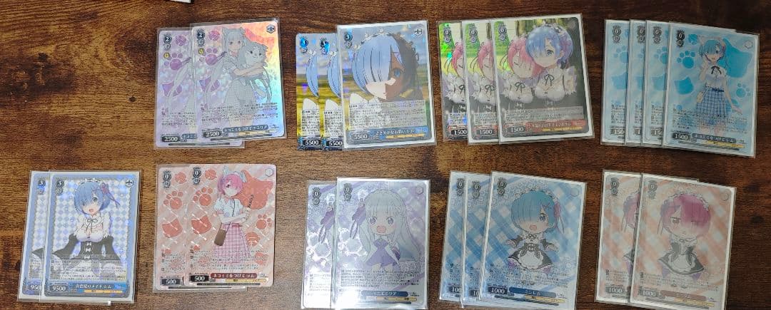 ヴァイス Re:ゼロvol3 4コン デッキの他のコンポーネント付