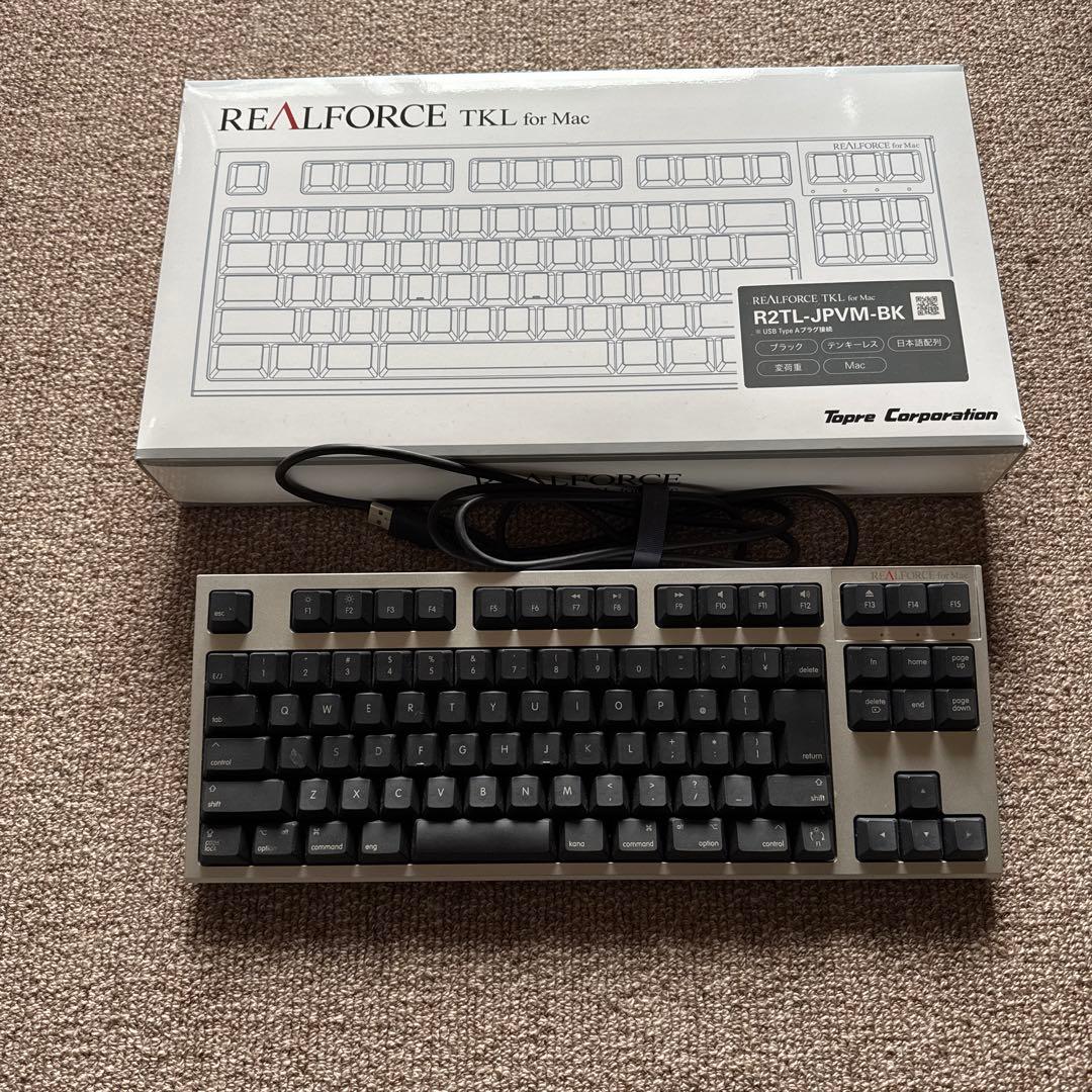 東プレ REALFORCE TKL for Mac / R2TL-JPVM-BK