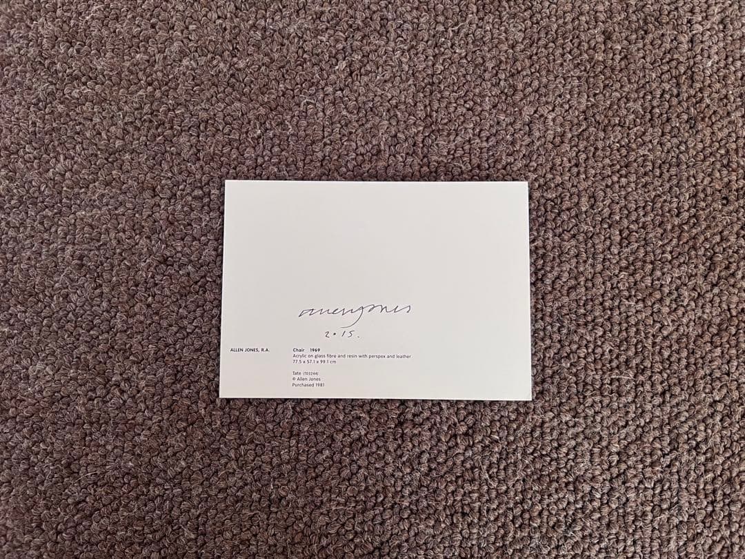 アレン・ジョーンズ Allen Jones post card