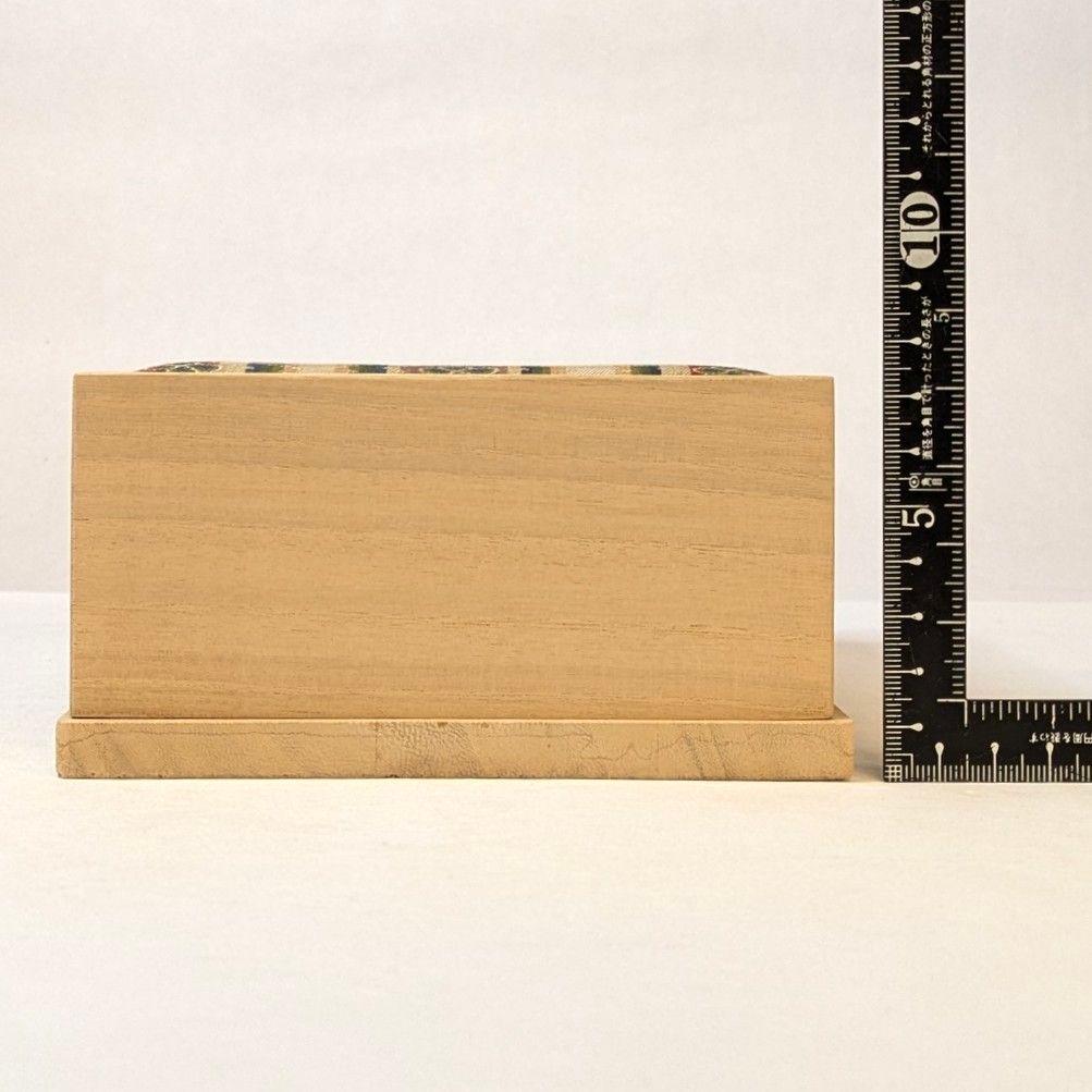 【フォロー割・新品】 ハガキケース　龍村美術織物　経錦 花文暈繝錦　葉書箱