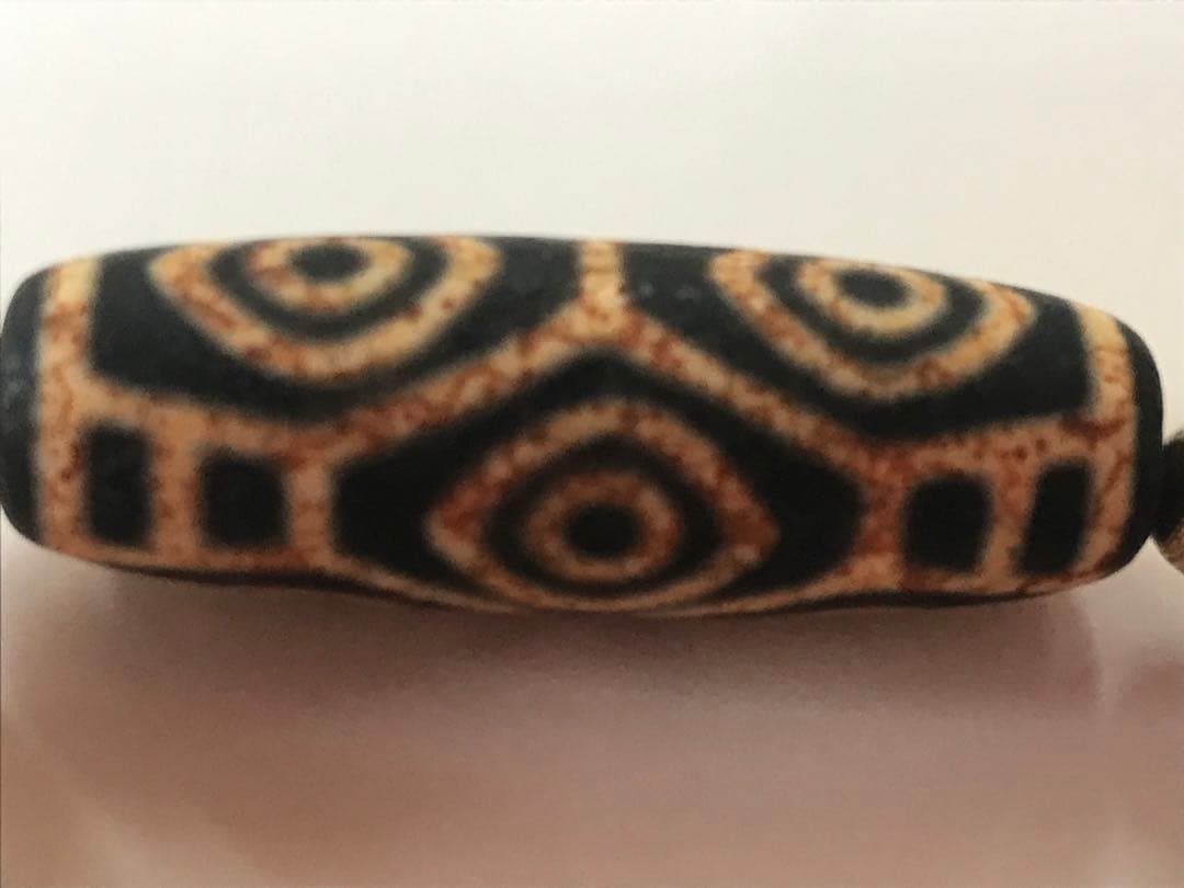 【最上】火供黄龍紋九眼.龍眼天珠×《極希少》ガウリンシャンカール.スモーキー