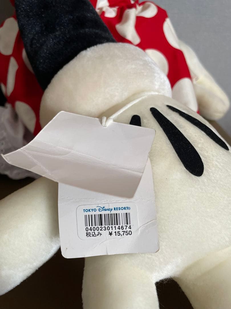 ミニーマウス　特大ぬいぐるみ ディズニーランド