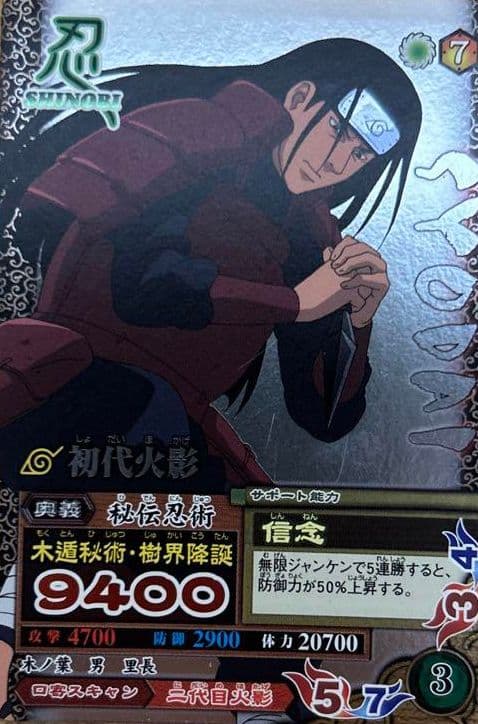 【確認用購入不可】サンプルカード【ナルティメットミッションなど】