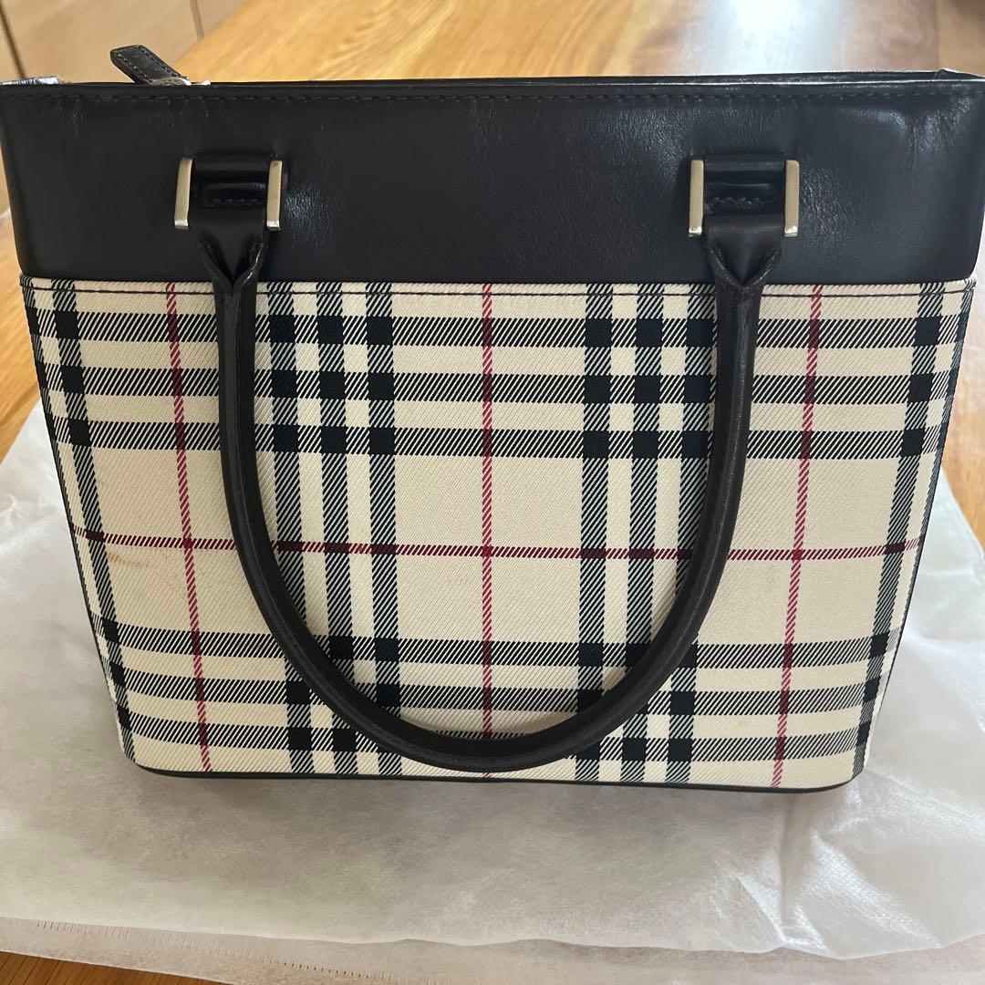 Burberry チェック柄 トートバッグ 中型　バーバリー
