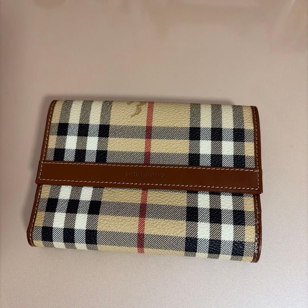 BURBERRY チェック柄 二つ折り財布