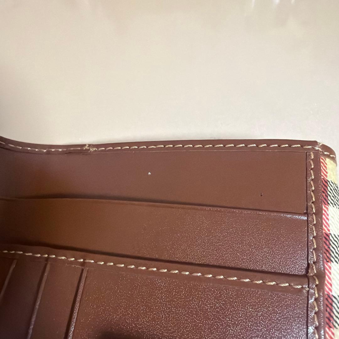 BURBERRY チェック柄 二つ折り財布