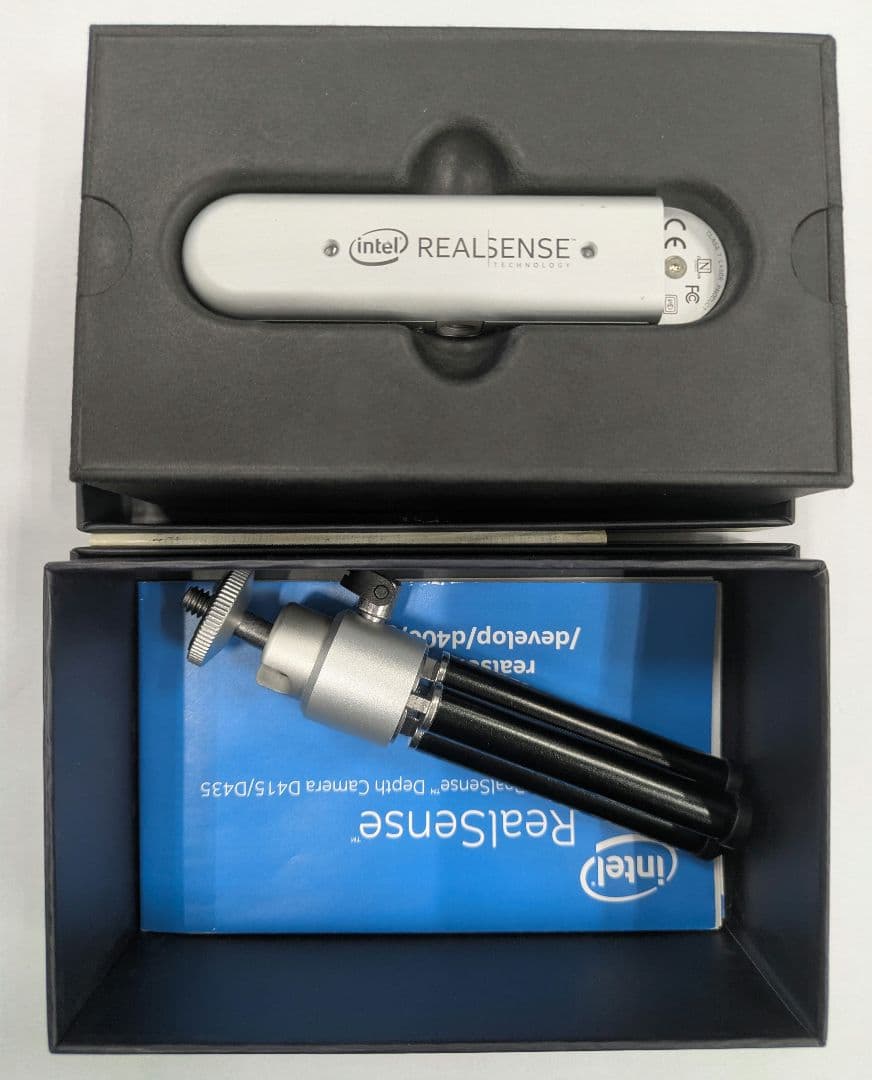 Intel RealSenseCameraD415 深度センサーカメラ 動作確認