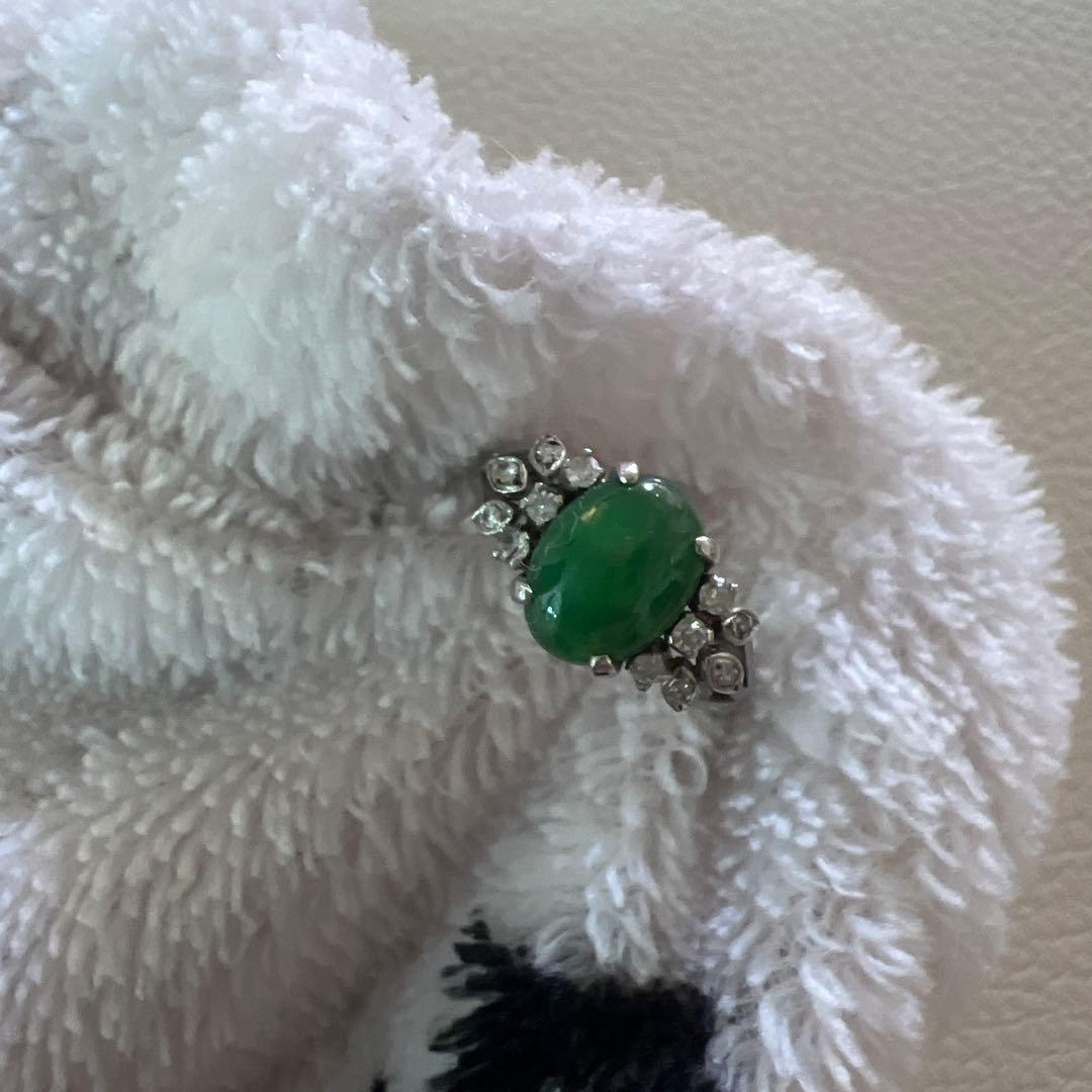 アンティーク　リング　11号程度　プラチナ