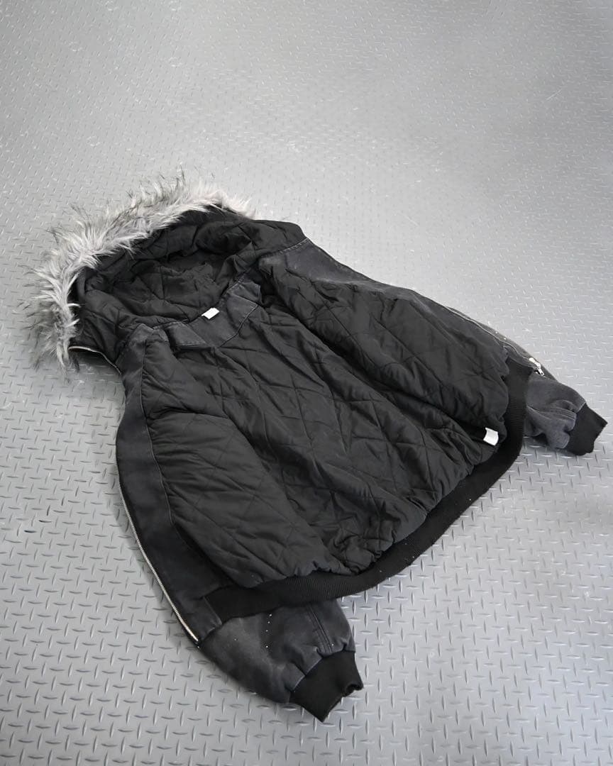 地底人オンライン ウォッシュドファージャケット Lサイズ