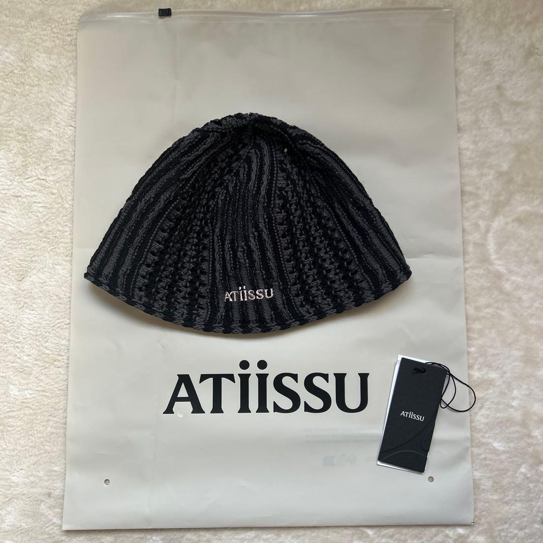 ATIÏSSU ブラック ニット帽