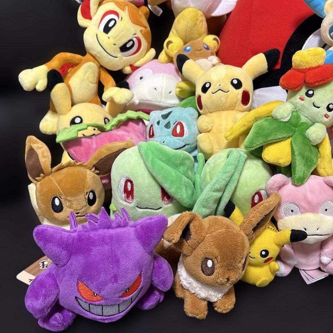 ポケセン　ぬいぐるみ　まとめ売り　全ポケモンセンター　レア多数　大量130サイズ