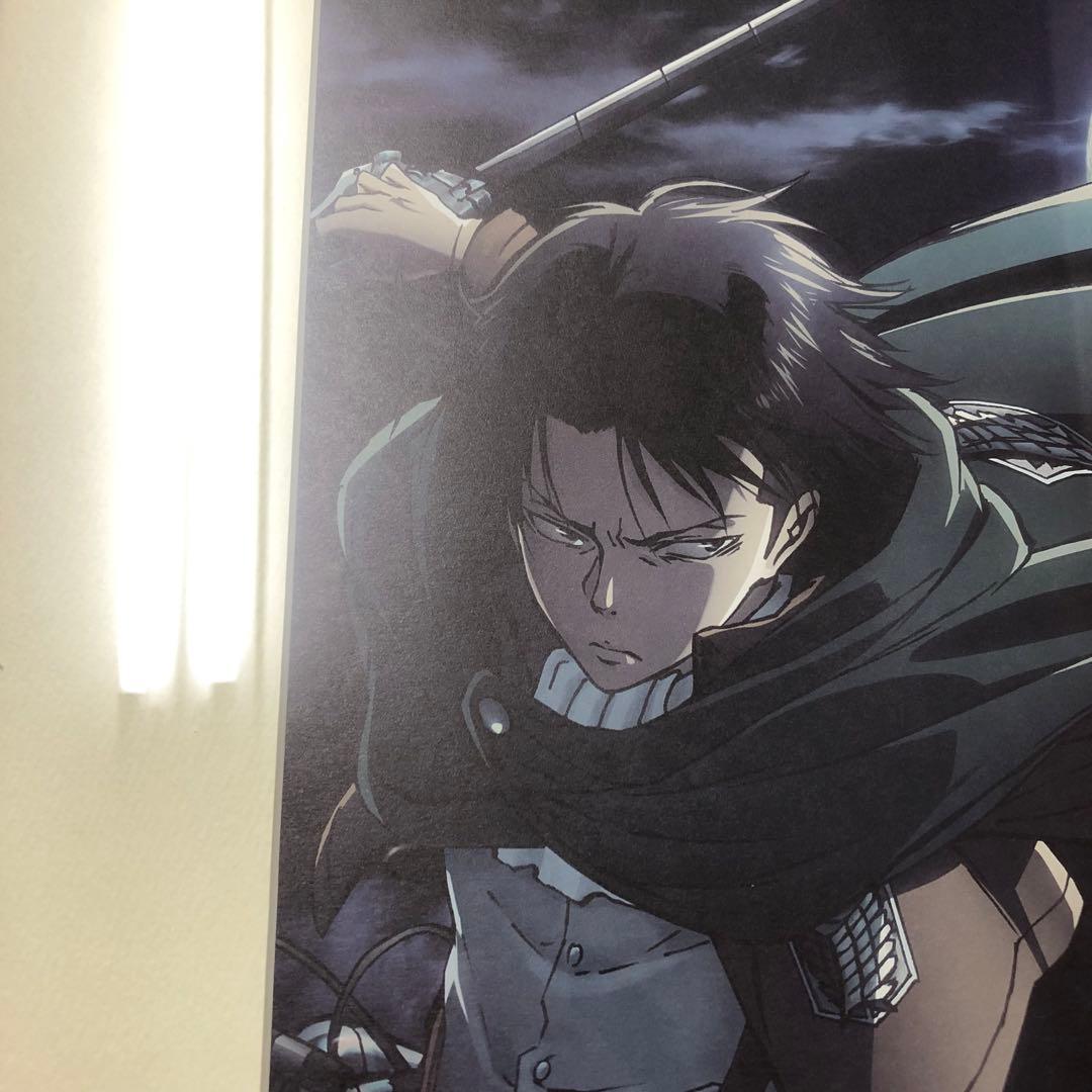 セブンイレブン限定 進撃の巨人 リヴァイ 額入りアート 複製原画 付属品完備