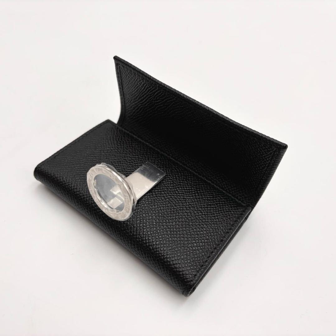 新品未使用 BVLGARI ブルガリ ロゴクリップ グレインレザー キーケース