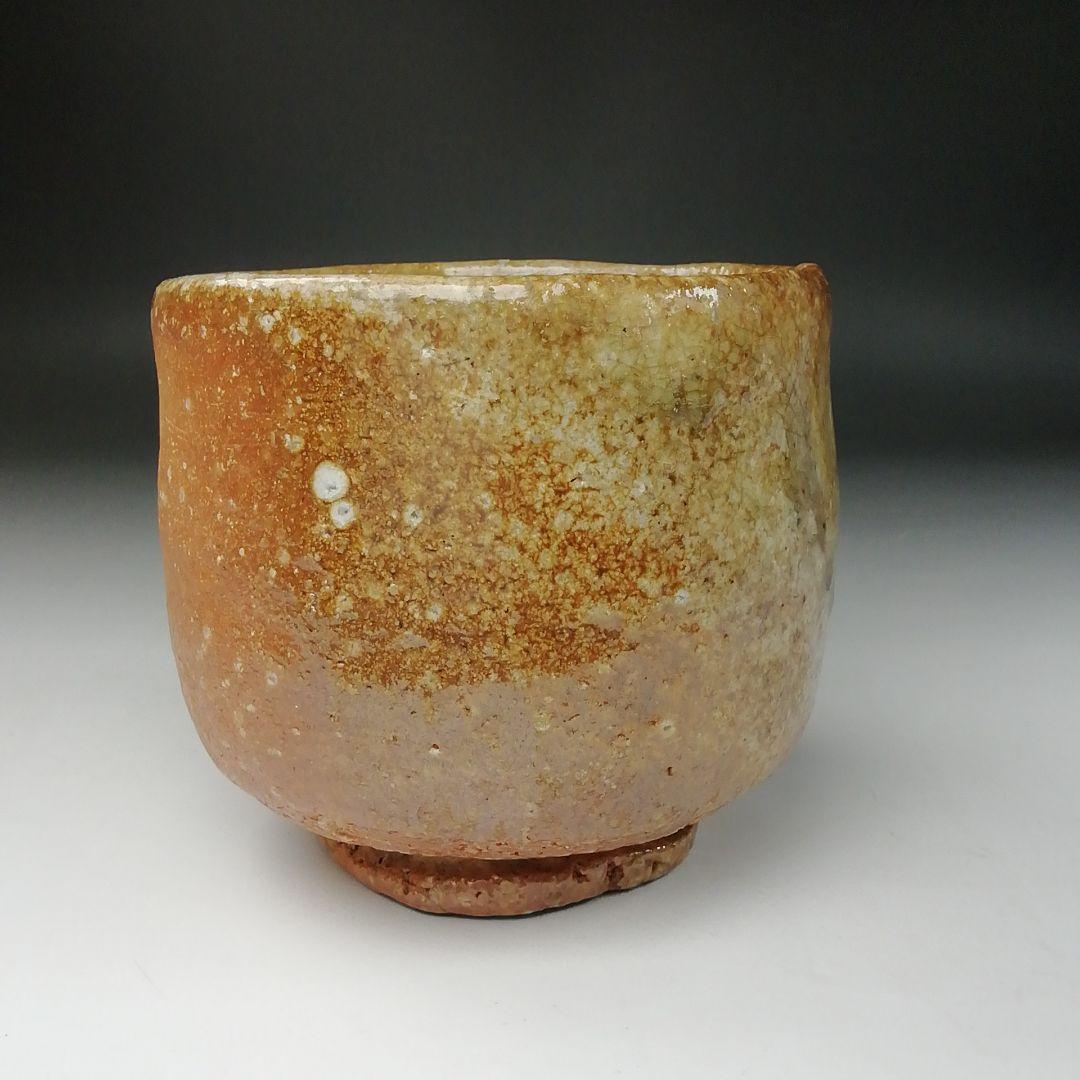 Ｔ１５８　茶碗　『信楽焼』『筒茶碗』『谷清右ェ門造』　共箱　抹茶碗　茶道具