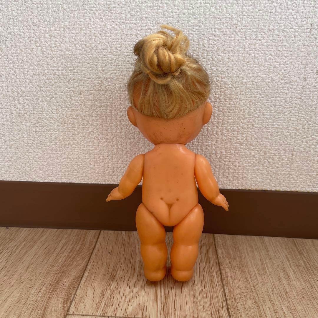 希少レア　昭和当時品　レトロ　ヴィンテージ　金髪ベビードール　フィギュア　ソフビ