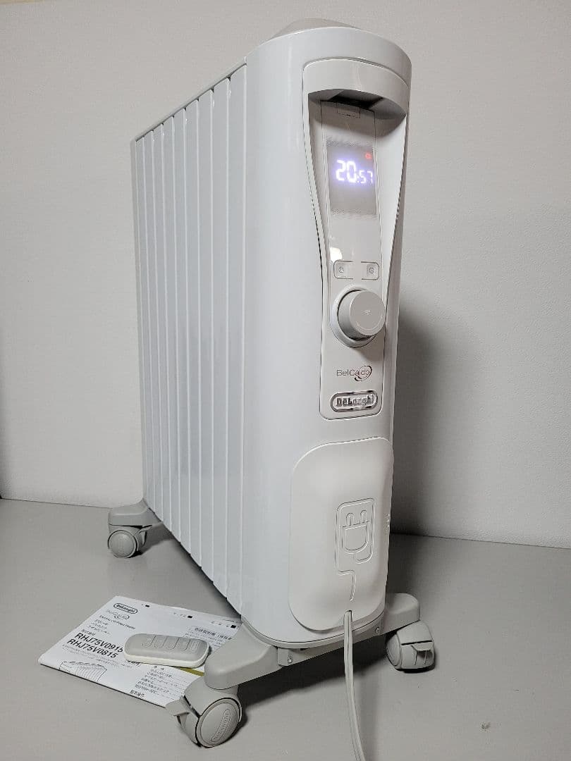 デロンギ DeLonghiベルカルド オイルヒーター RHJ75V0915-GY