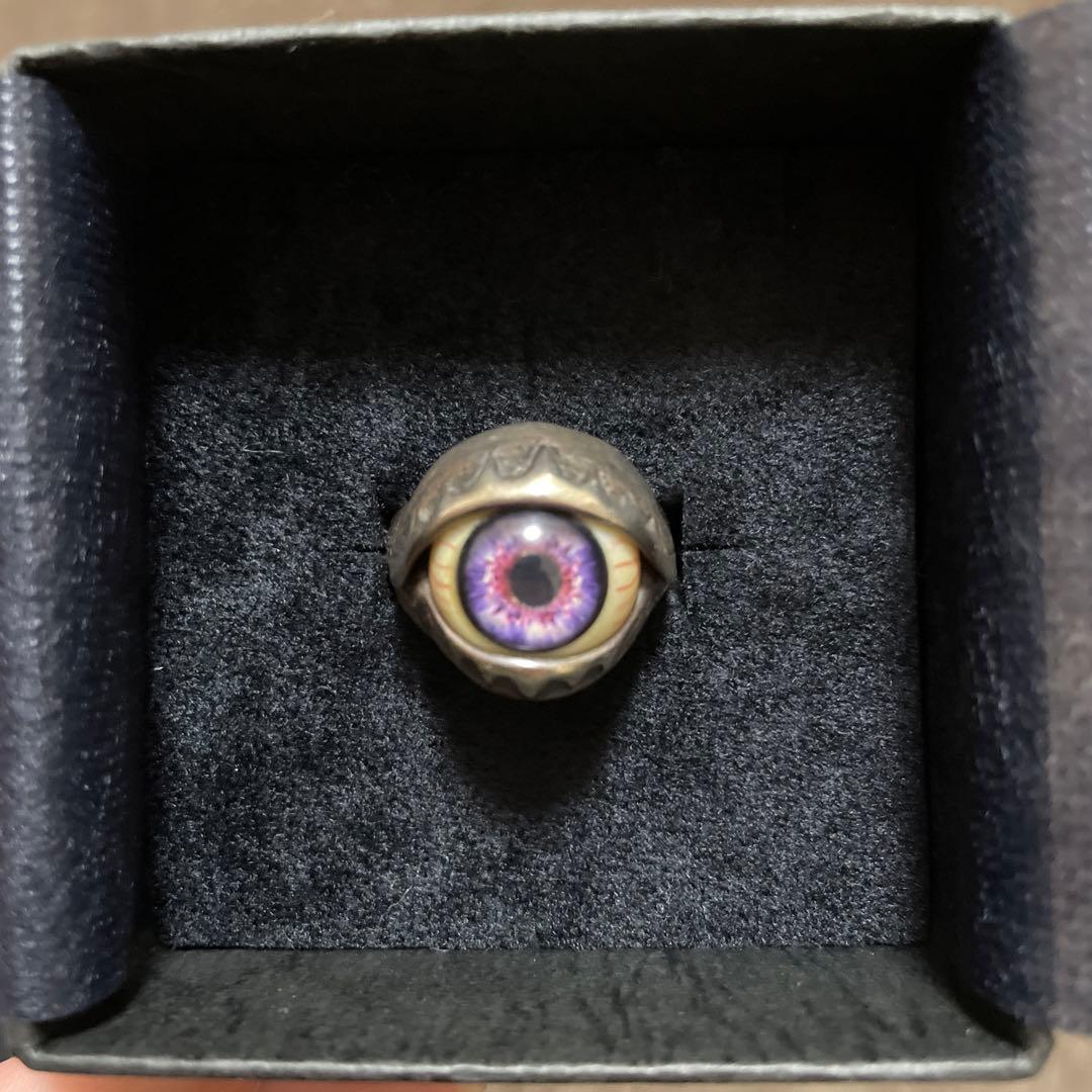 【廃盤品】義眼リング 血管入り ストレンジフリーク シルバー925 21号
