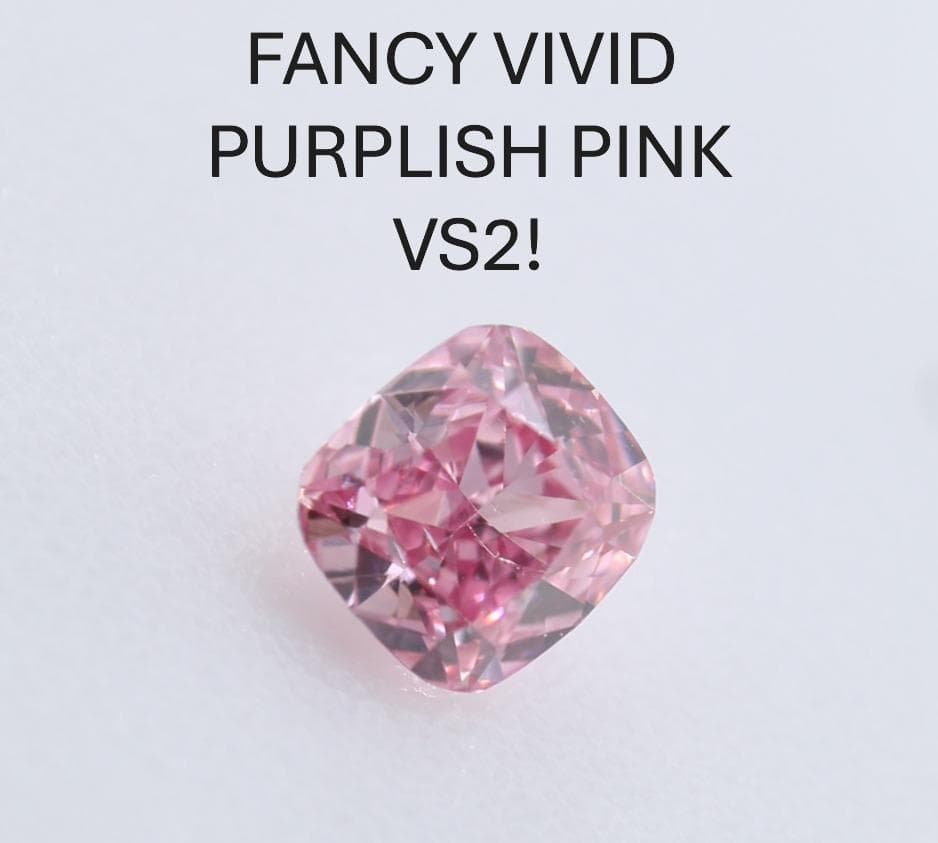 FANCY VIVID/ ファンシービビッドピンク 天然ダイヤモンド