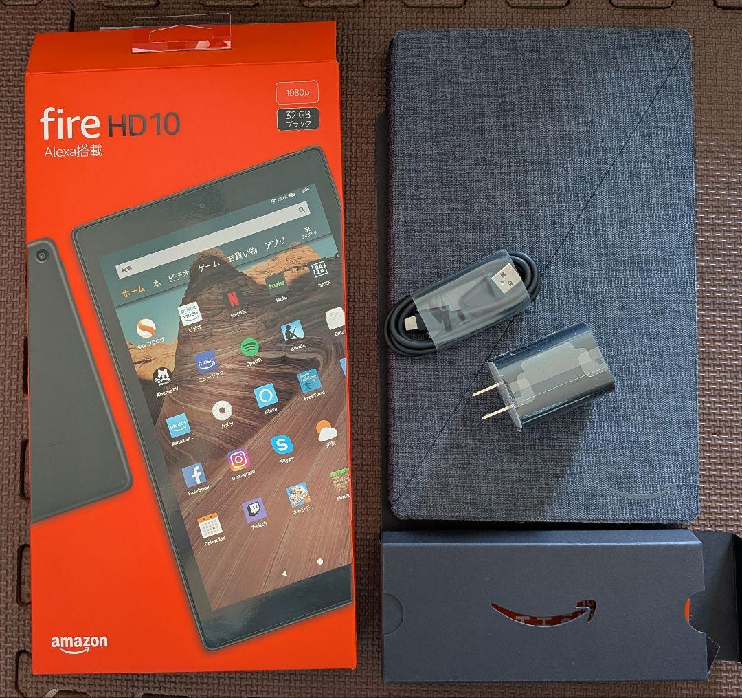 Fire HD 10 32GB 本体と付属品