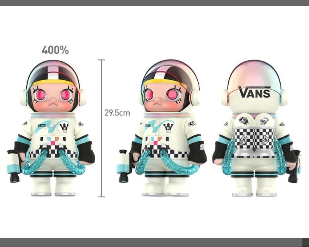 POPMART MEGA SPACE MOLLY 400% VANS 新品未開封