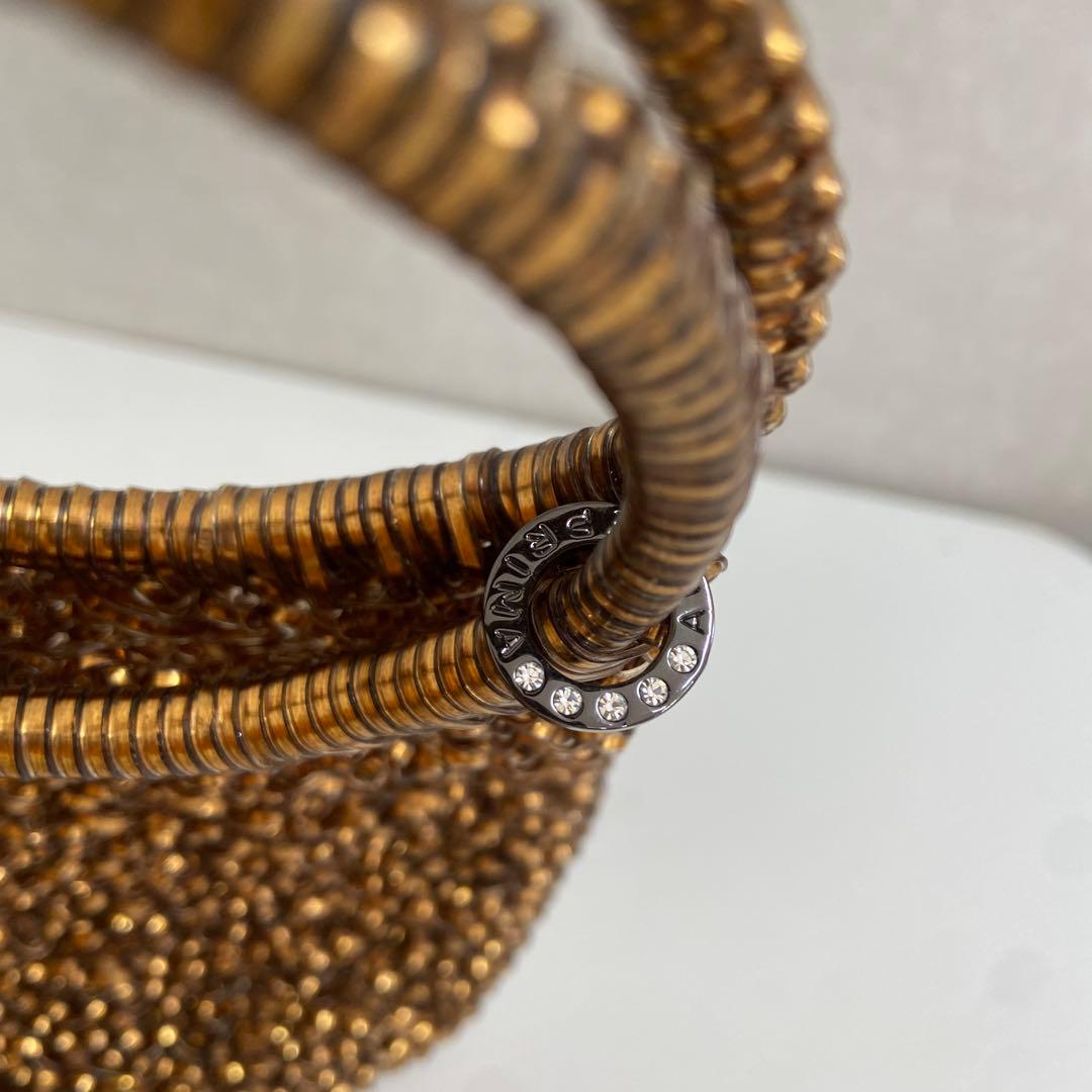 美品⭐️アンテプリマ　ワイヤーハンドバッグ　丸型　2点セット