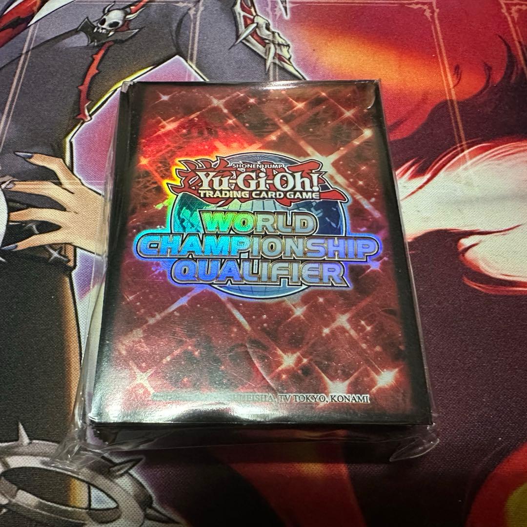 遊戯王　WCQ　2023　スリーブ　赤　100枚入り