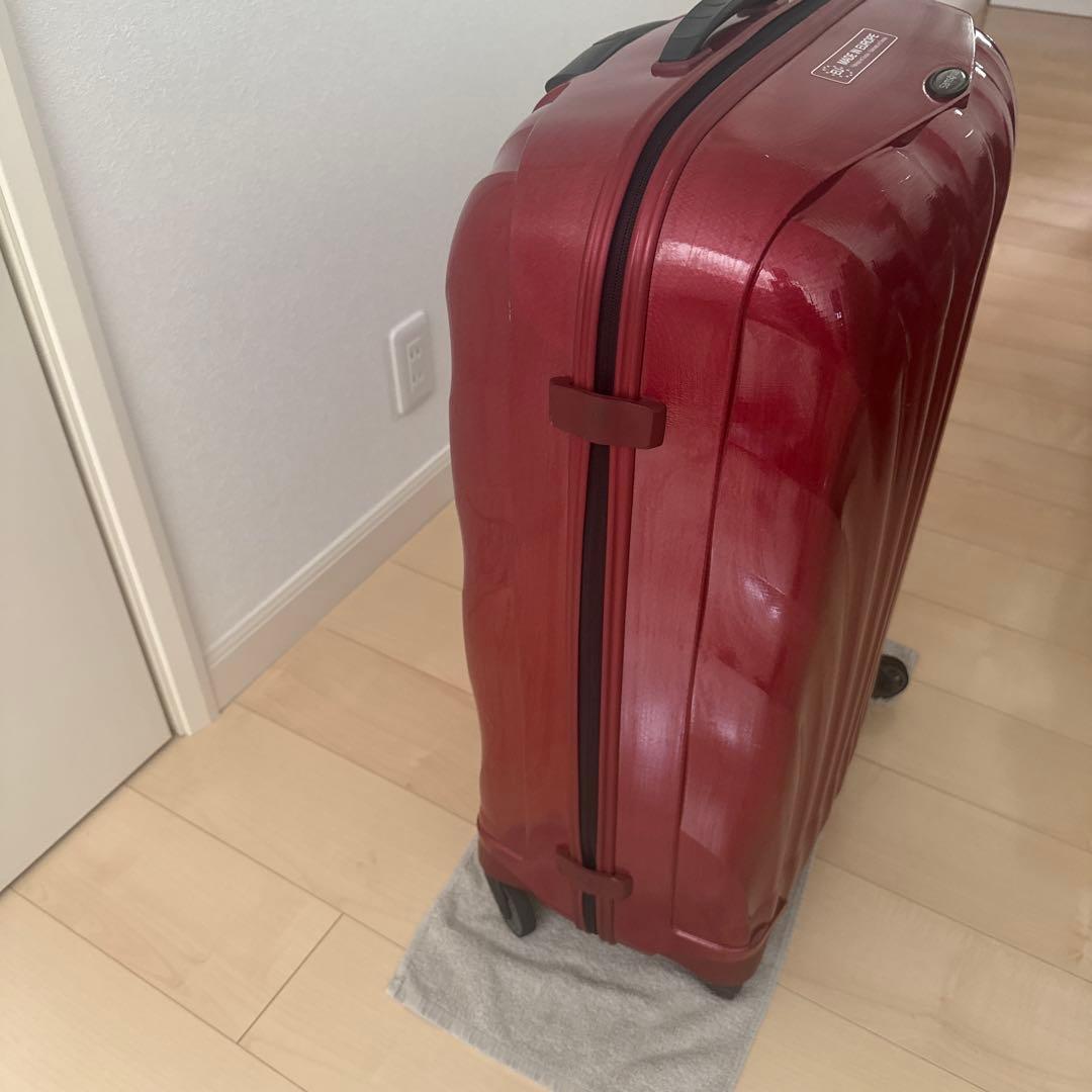中古　サムソナイト　スーツケース　Lサイズ　赤