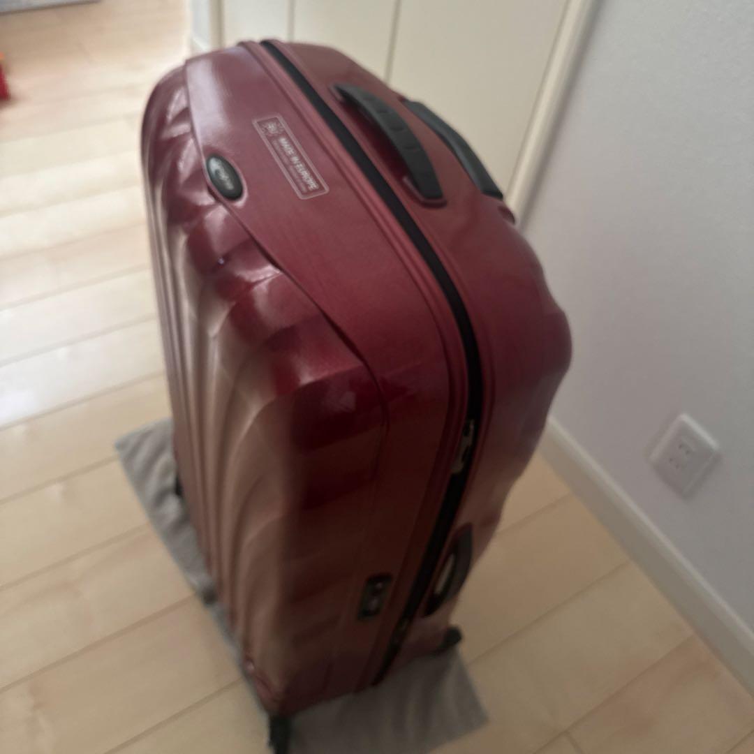 中古　サムソナイト　スーツケース　Lサイズ　赤