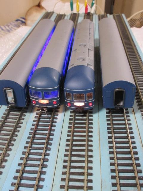 国鉄 20系 特急形客車 4両セット HOゲージ (金属・カツミ製）