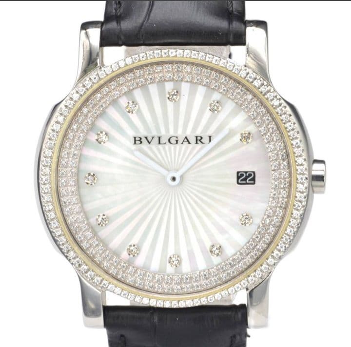 BVLGARI ダイヤモンド装飾 腕時計