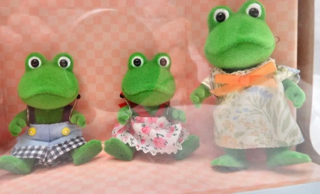 【新品•未使用】シルバニアファミリー⭐️カエルファミリー⭐️