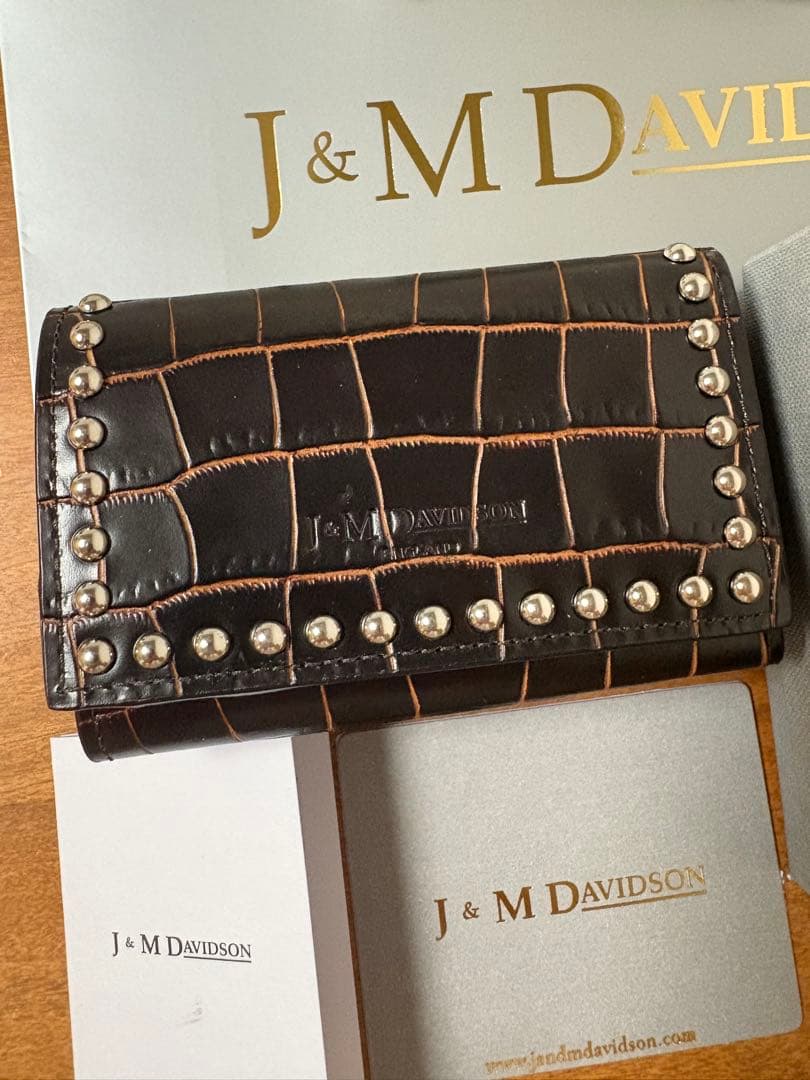 出品本日まで⭐️美品⭐️J&M DAVIDSON フォールドウォレット