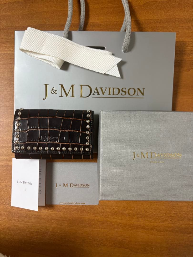 出品本日まで⭐️美品⭐️J&M DAVIDSON フォールドウォレット