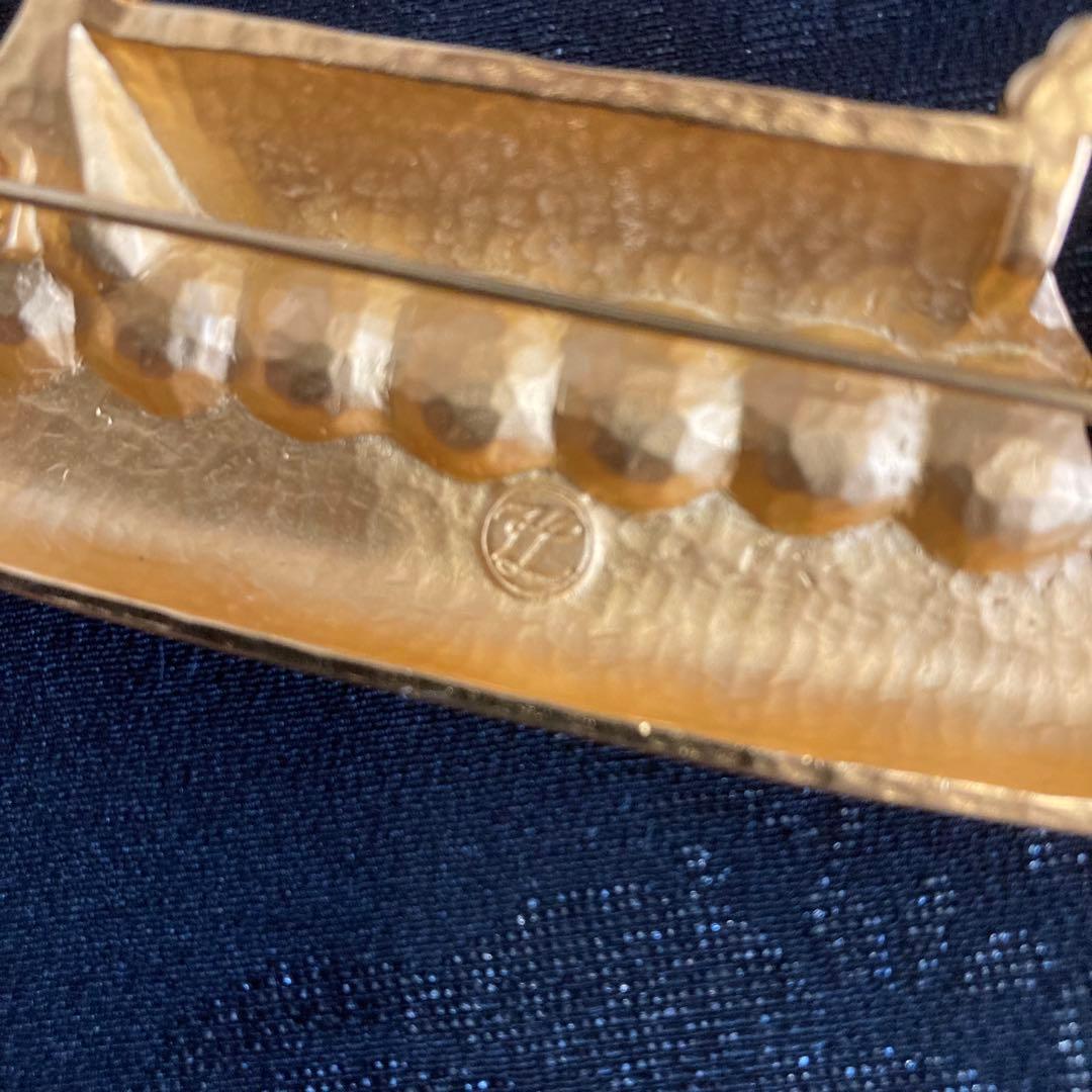 超希少デザイン　❤️カール・ラガーフェルド❤️ 龍頭鷁首風のブローチ　猛獣船⭐️匿名