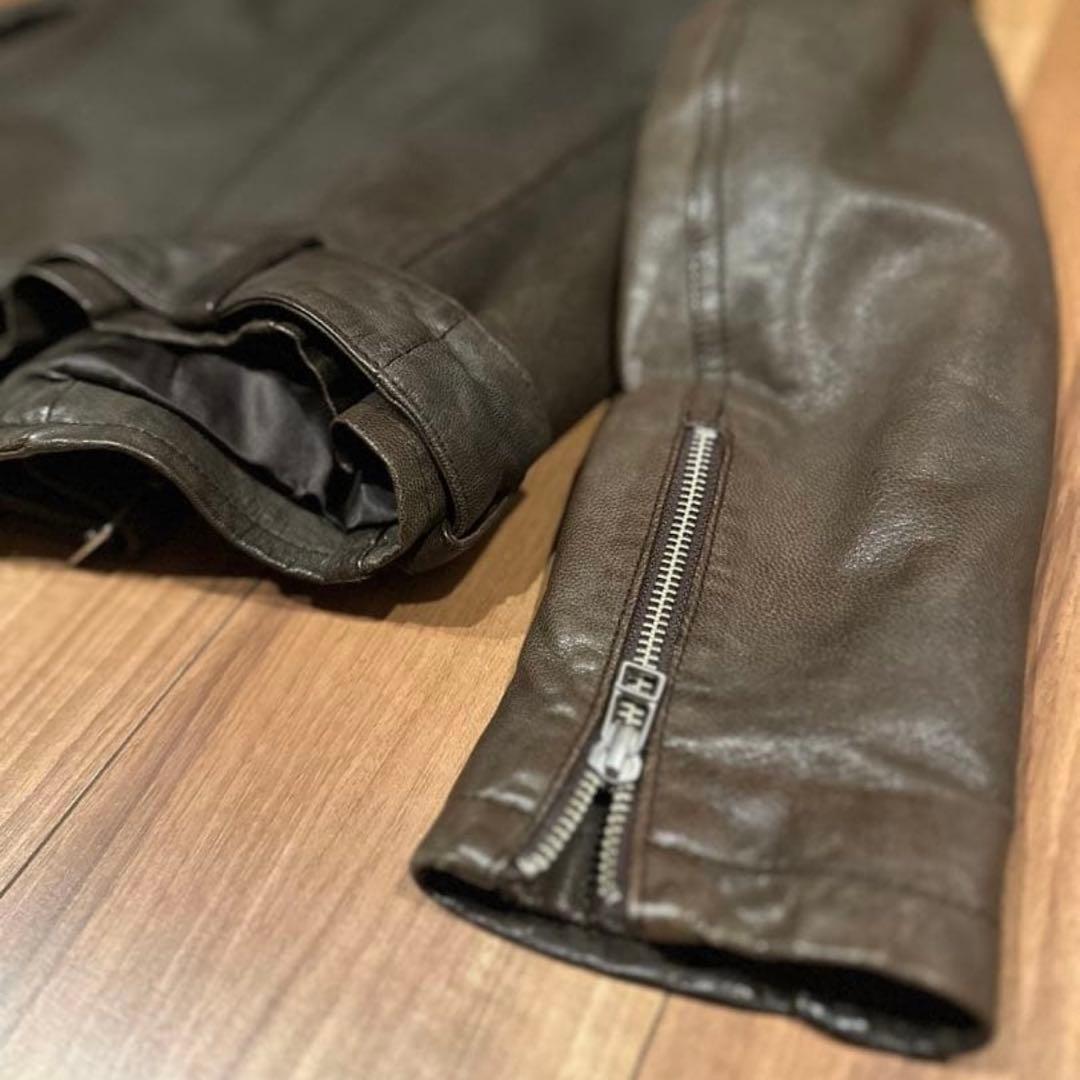 グラム glamb レザージャケット 革ジャン ライダース 古着