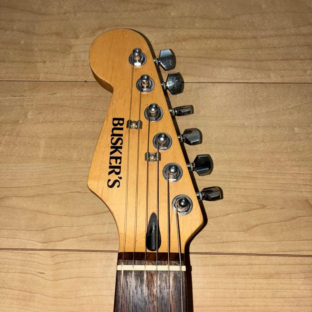 バスカーズ　希少　レフティモデル　ストラトタイプエレキギター　音良し　調整済み